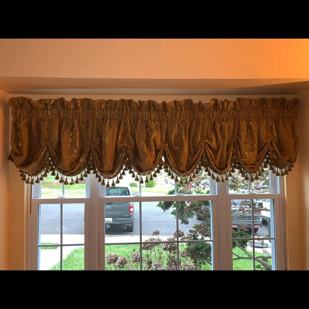 Hand made custom window treatment